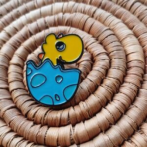 5/$25 NEW Hatching Baby Dinosaur Enamel Pin